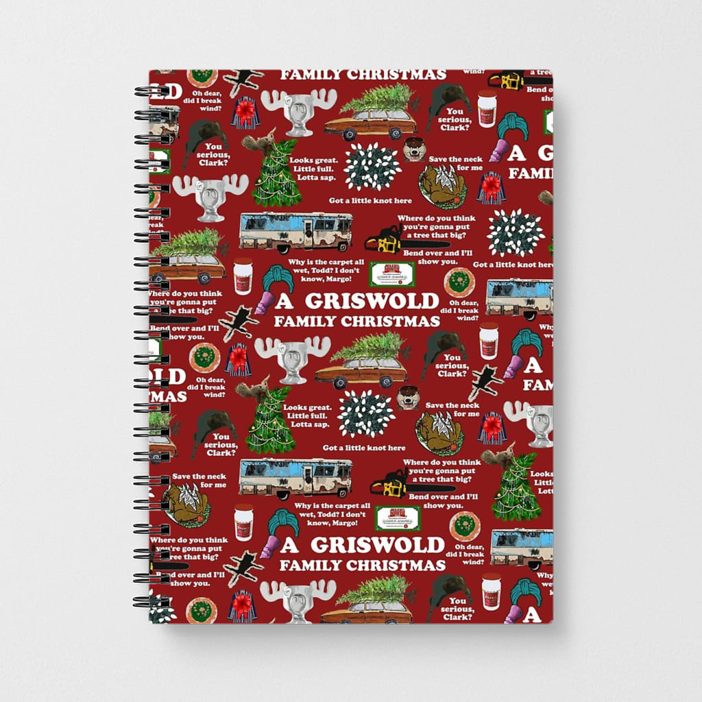 Christmas Holiday Collage Notebook