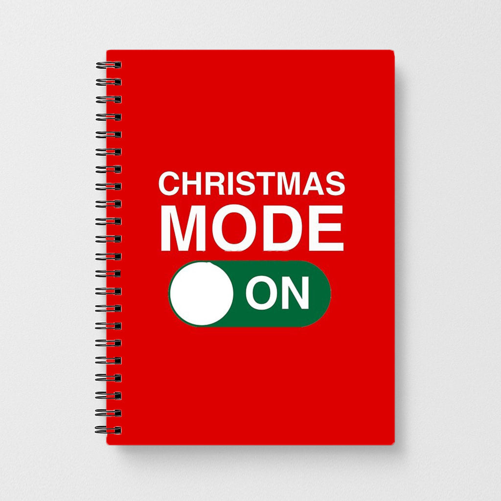 Christmas Mode On Notebook