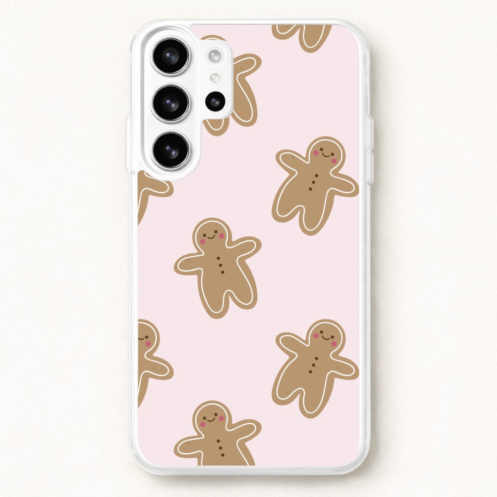 Gingerbread Men Christmas Pattern Phone Case for Galaxy S26 Ultra