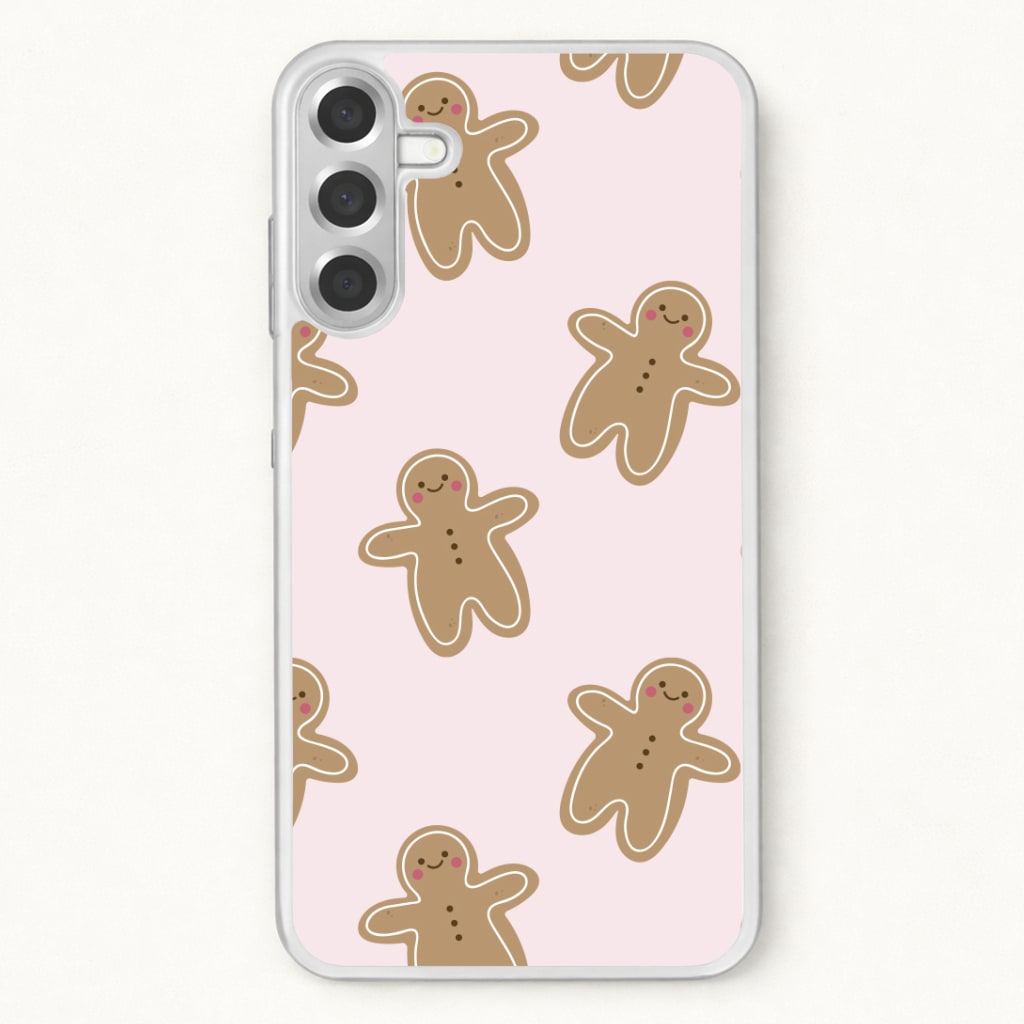 Gingerbread Men Christmas Pattern Phone Case for Galaxy A57
