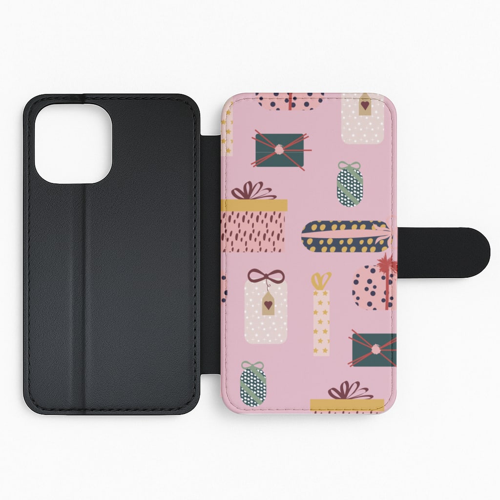 Christmas Gifts Pattern Flip Phone Case