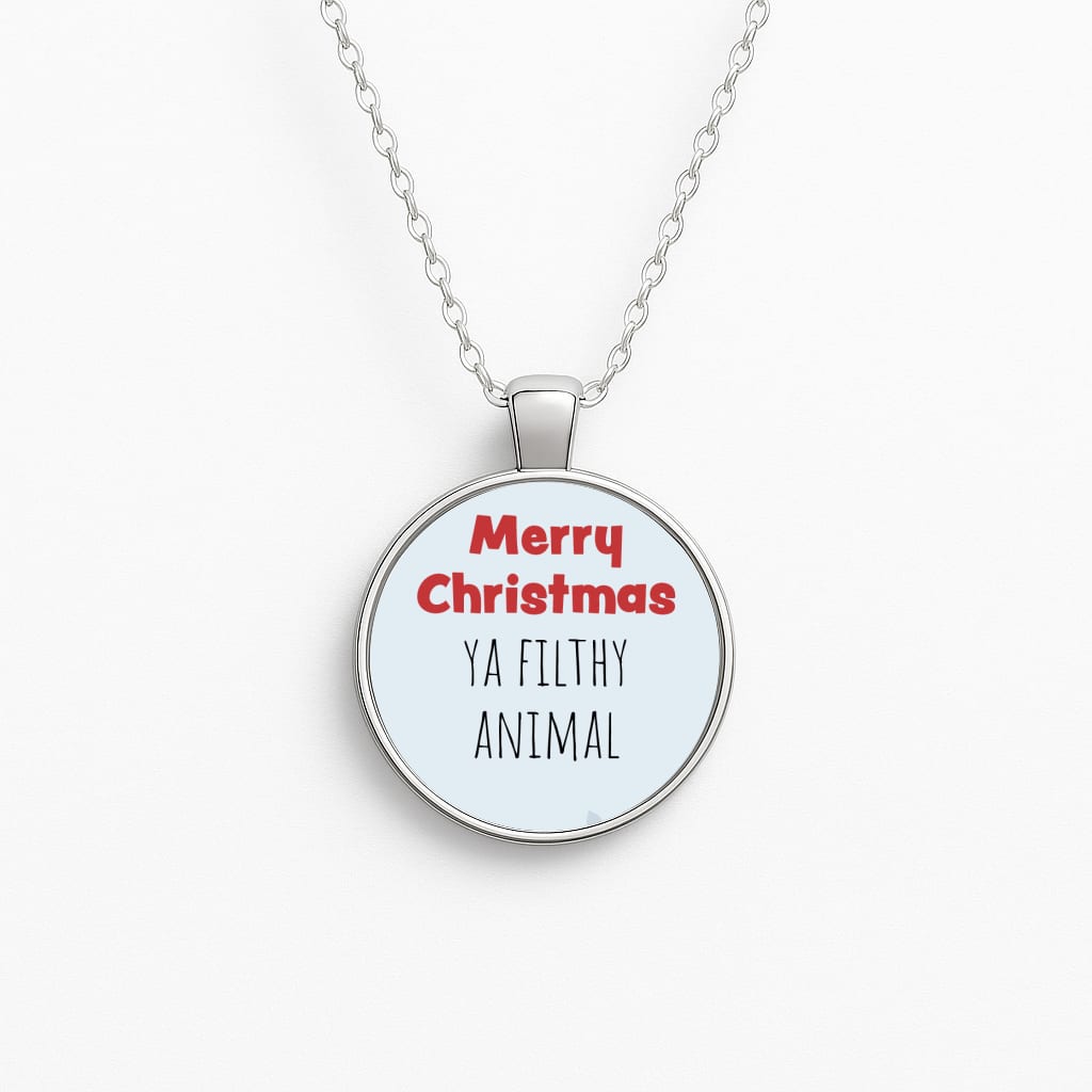 Merry Christmas Ya Filthy Animal Necklace