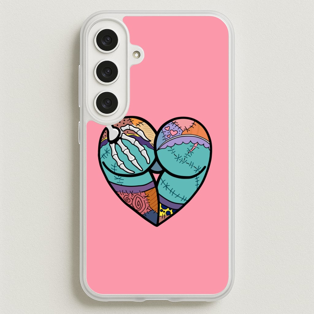Sally And Jack Heart - TNBC Phone Case for Galaxy S25FE