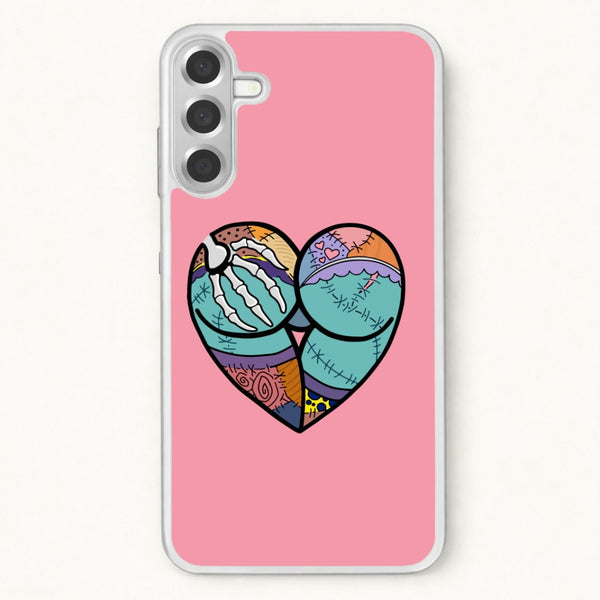 Sally And Jack Heart - TNBC Phone Case for Galaxy A17
