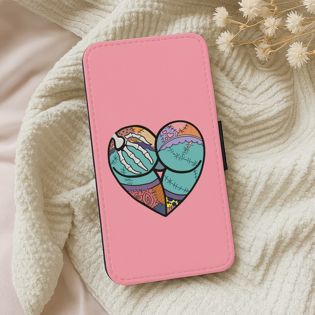 Sally And Jack Heart - TNBC Wallet Phone Case