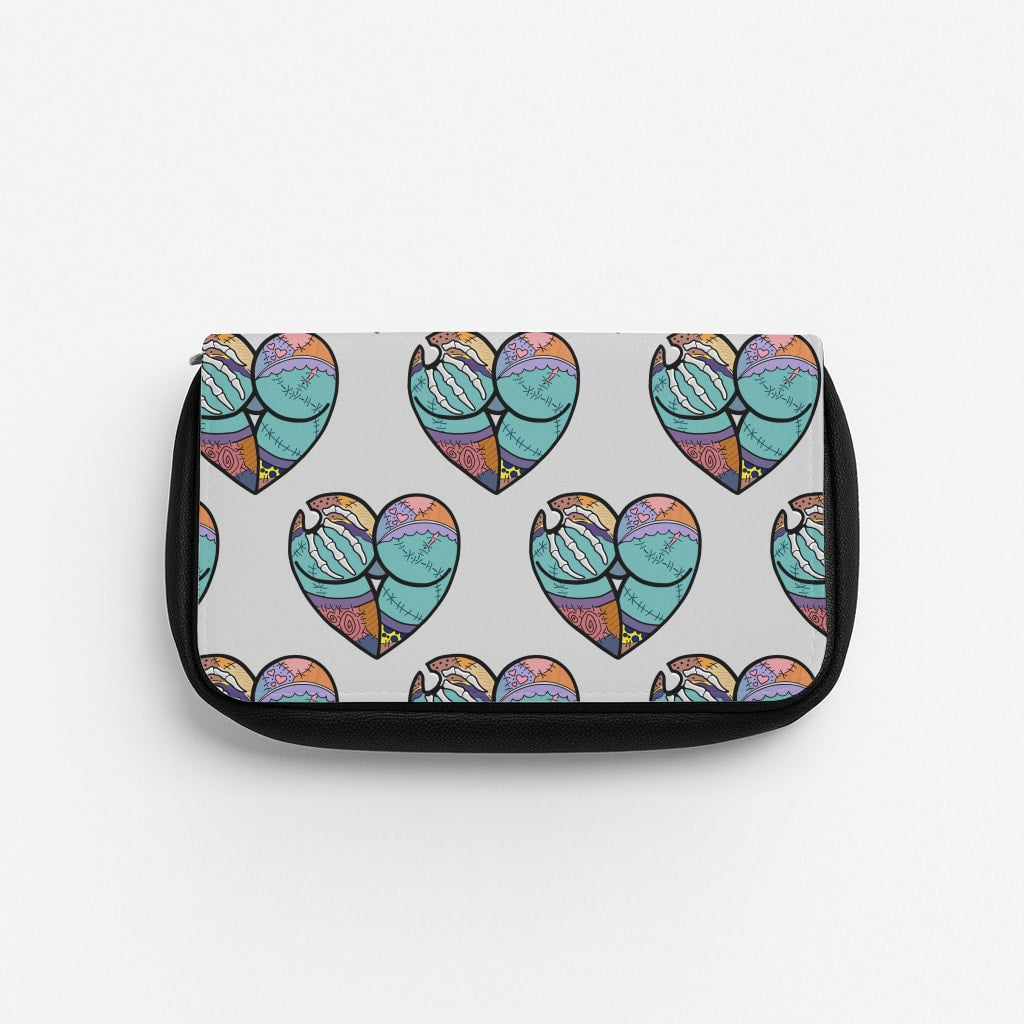 Sally And Jack Heart Pattern - TNBC Pencil Case