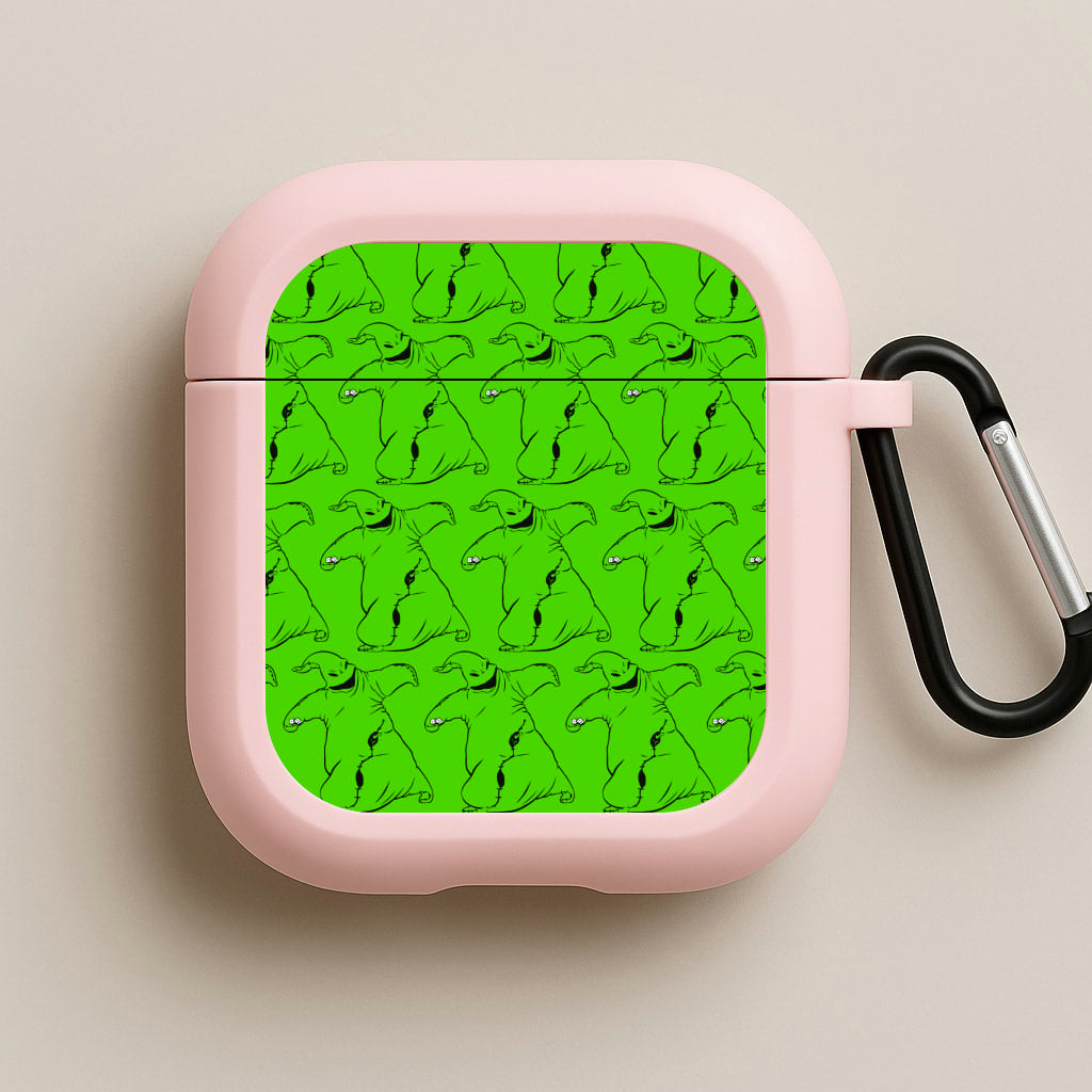 Oogie Boogie Pattern - TNBC Pink AirPods Case