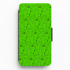 Oogie Boogie Pattern - TNBC Flip / Wallet Phone Case