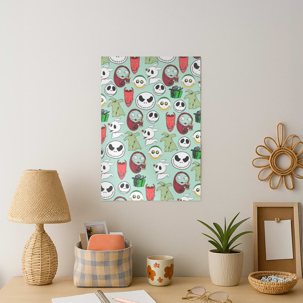TNBC Characters Pattern Art Print
