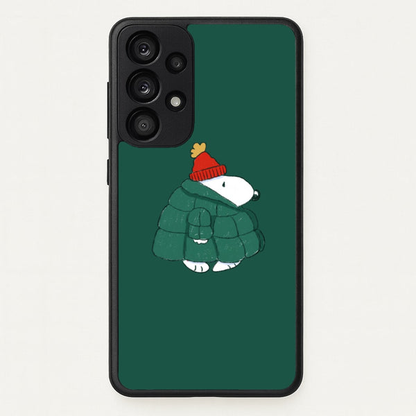 Puffer Coat - Snoopy Phone Case - Galaxy A53 / Standard