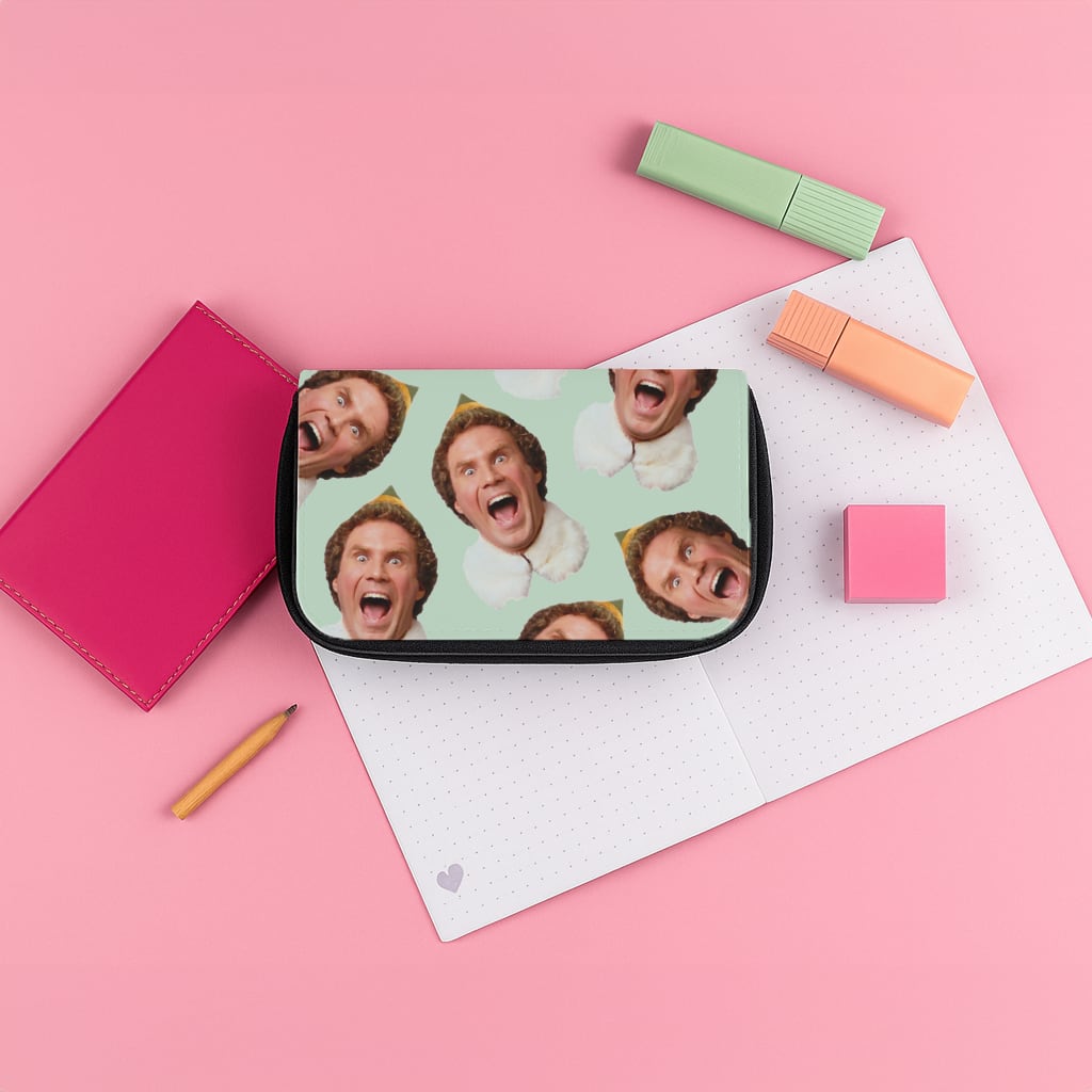 Green Elf Face - Christmas Pencil Case