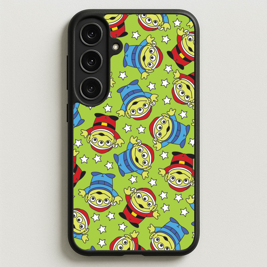 Alien Patterns Phone Case for Galaxy S25FE
