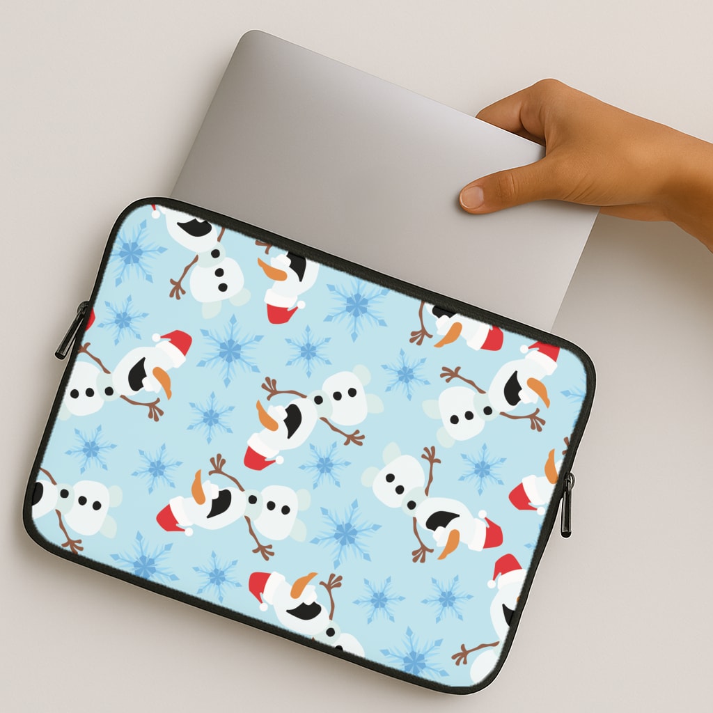 Snowman Pattern MacBook Case