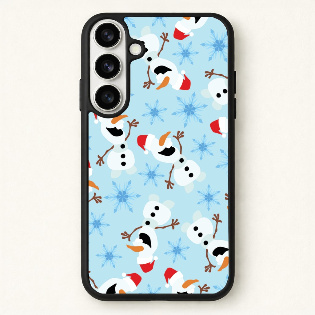 Snowman Pattern Phone Case for Galaxy S26