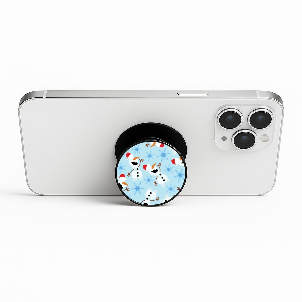 Snowman Pattern Phone Stand