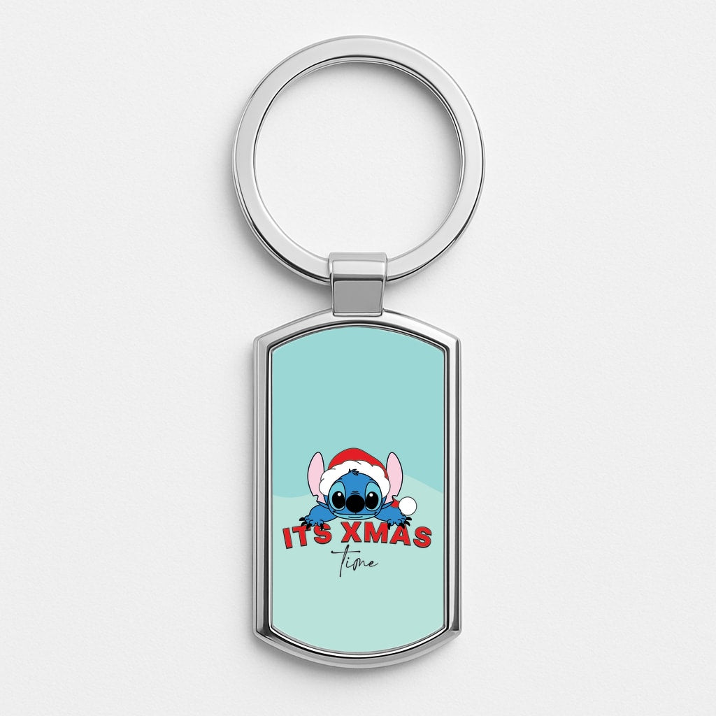It's Xmas Time Silver Keyring