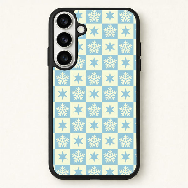 Snow And Star Pattern Phone Case for Galaxy S26 Plus