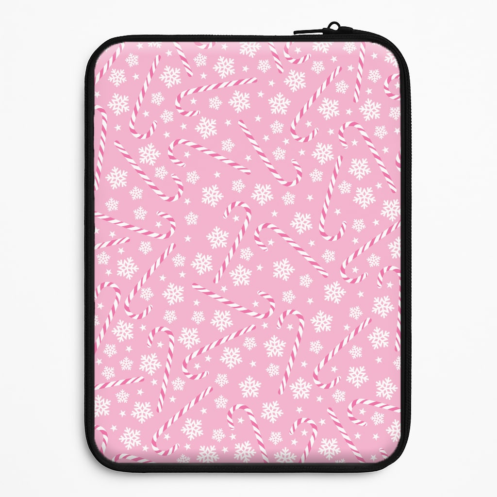 Candy Cane Pattern Universal Laptop Sleeve