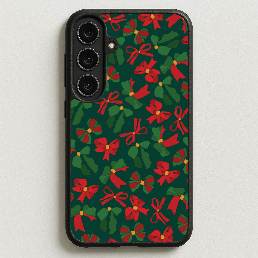 Green And Red Pattern Phone Case for Galaxy S25FE