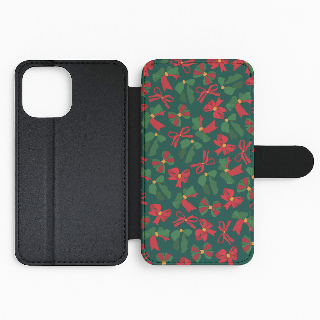 Green And Red Pattern Flip Phone Case