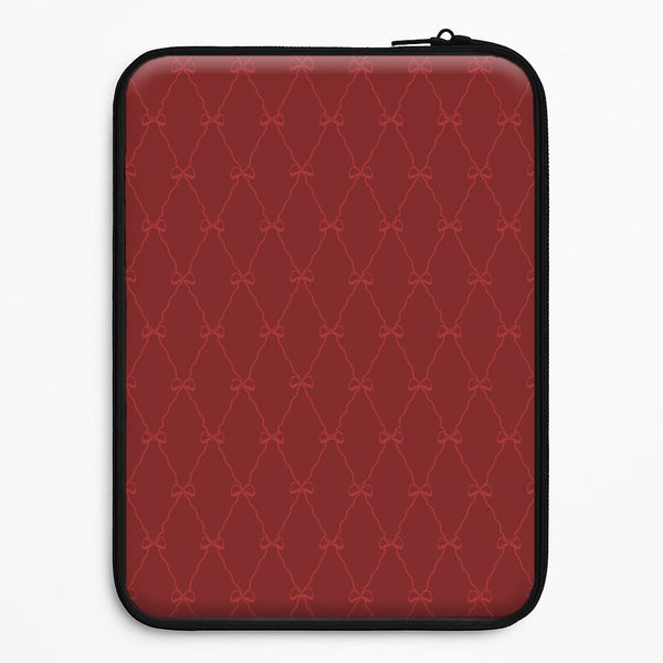 Red Bow Pattern Universal Laptop Sleeve