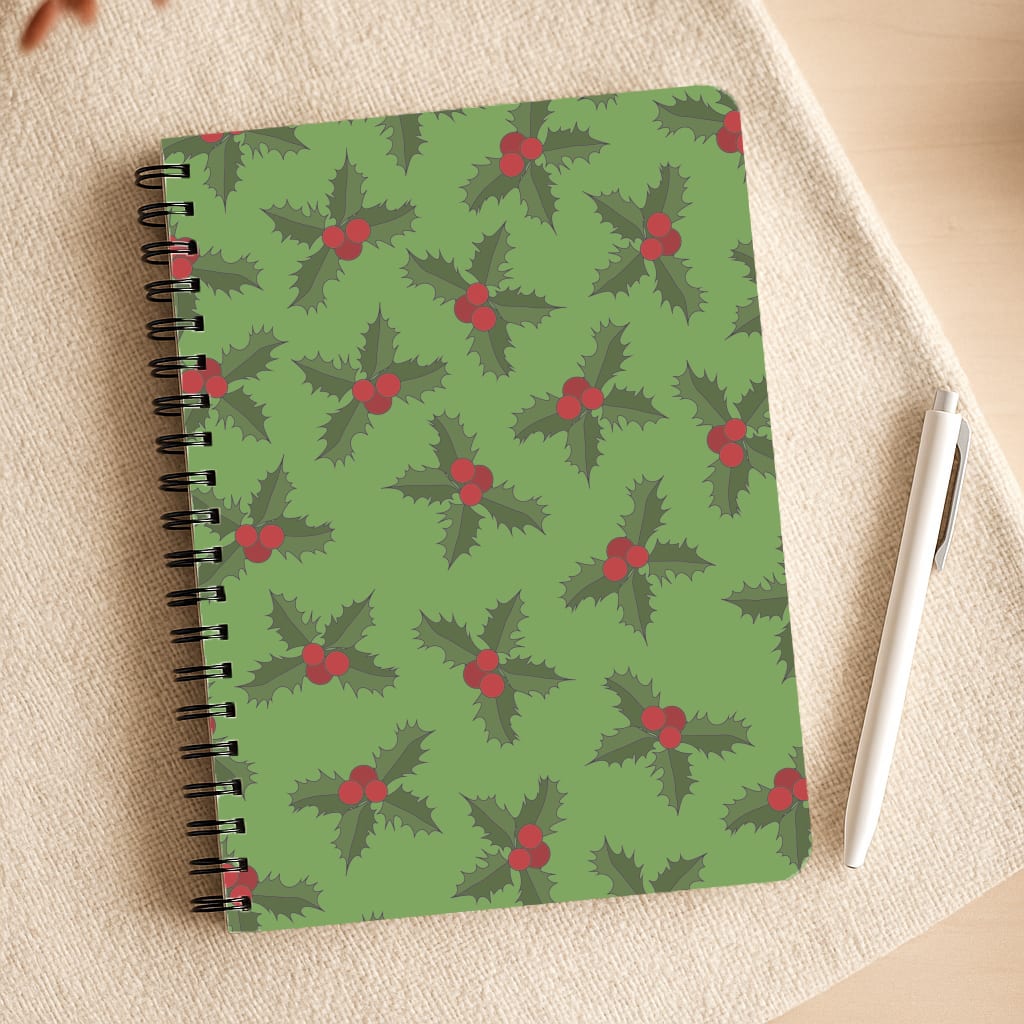 Holly Pattern Notepad