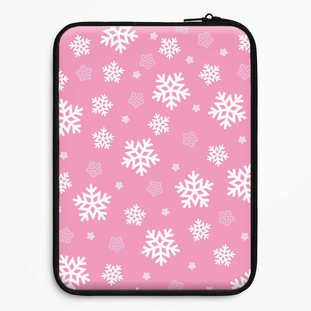 Snow Pink Pattern Universal Laptop Sleeve