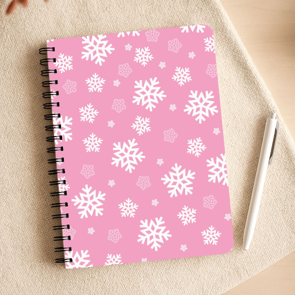 Snow Pink Pattern Notepad