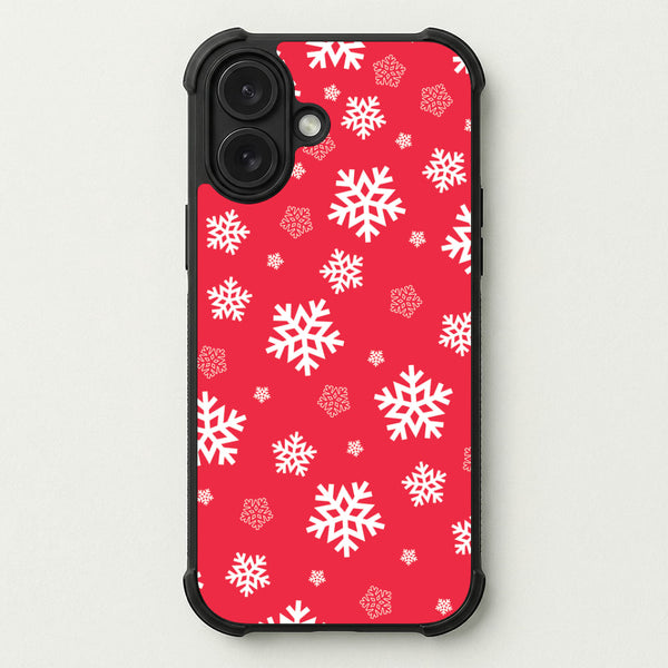 Red Snow Pattern Phone Case — Bumper case