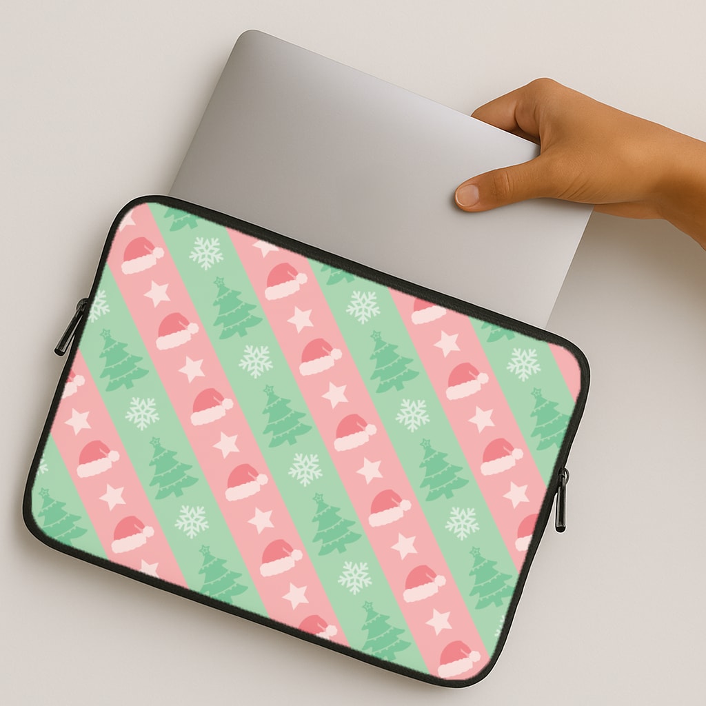 Hats And Trees Pattern MacBook Case
