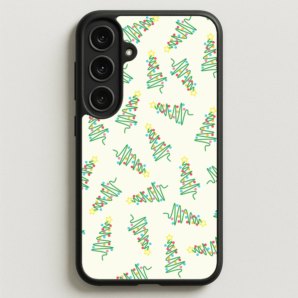 Wiry Tree Pattern Phone Case for Galaxy S25FE