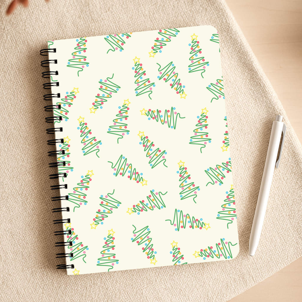 Wiry Tree Pattern Notepad