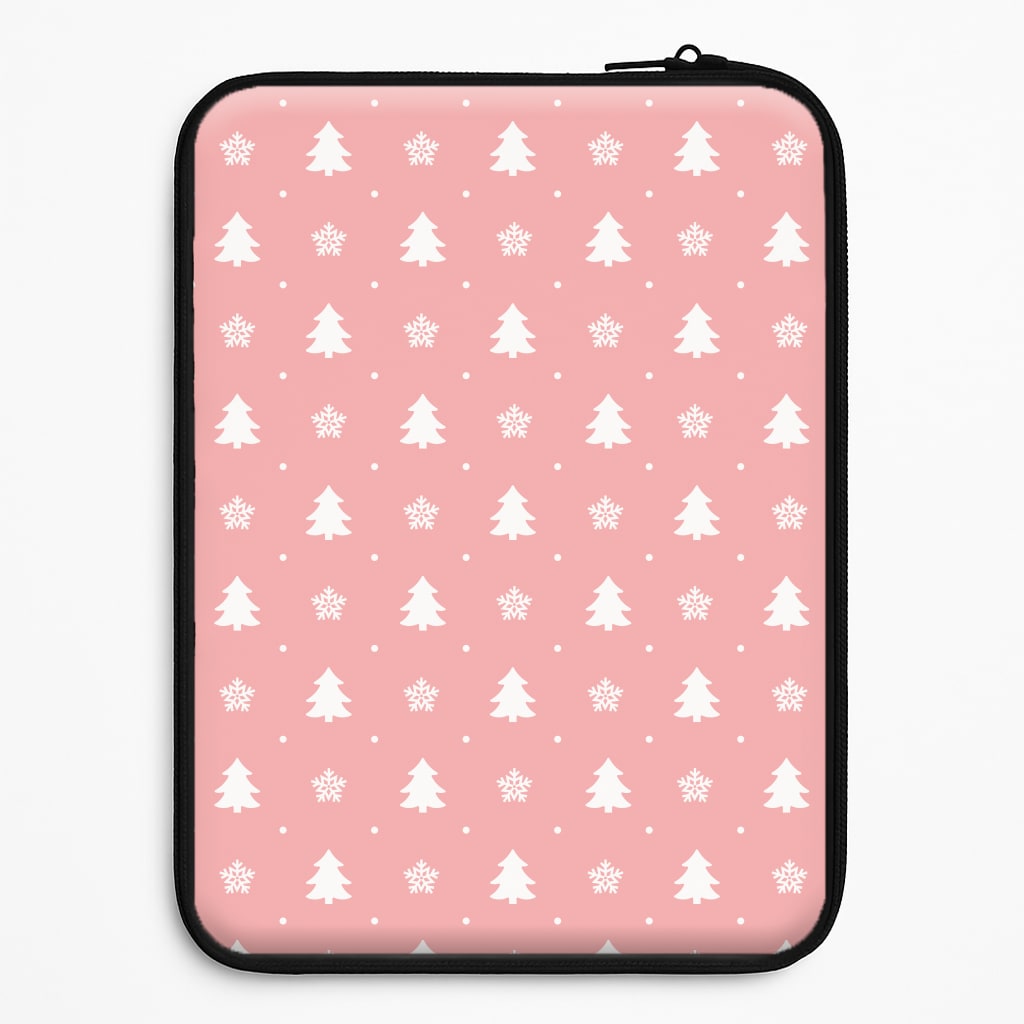 Pink Tree Pattern Universal Laptop Sleeve