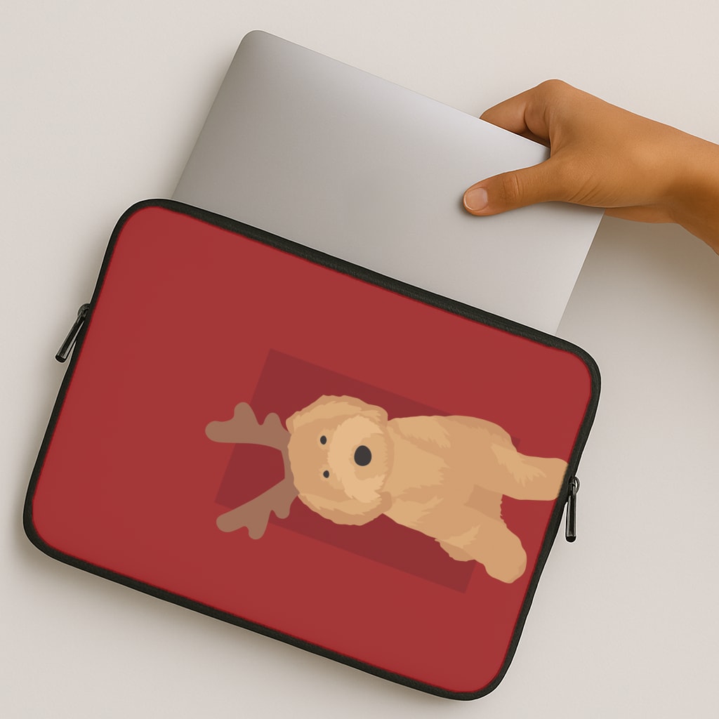 Dog Christmas Ears MacBook Case
