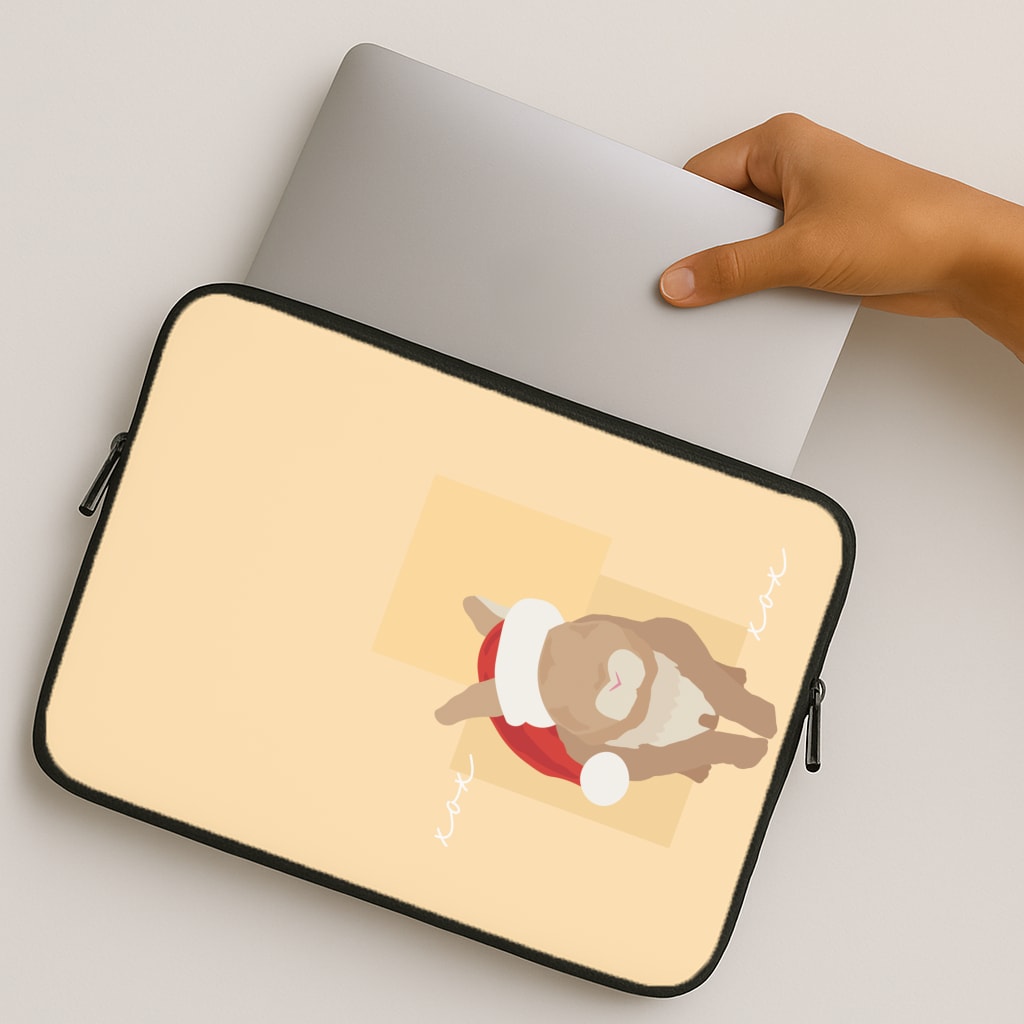 Rabbit Christmas Ears MacBook Case