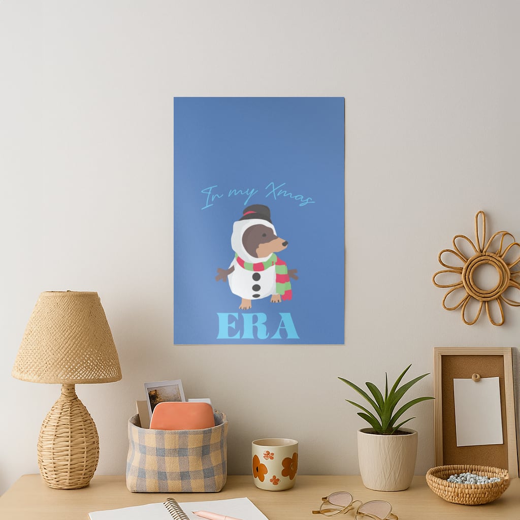 It's My Xmas Era Dog Art Print