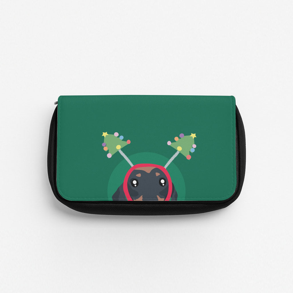 Dachshund Through The Snow Pencil Case