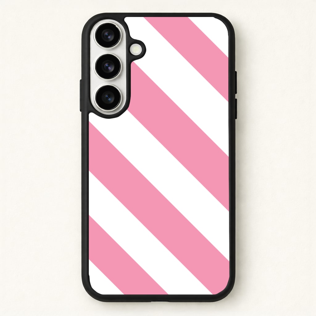 Candy Cane Stripes Phone Case for Galaxy S26 Plus