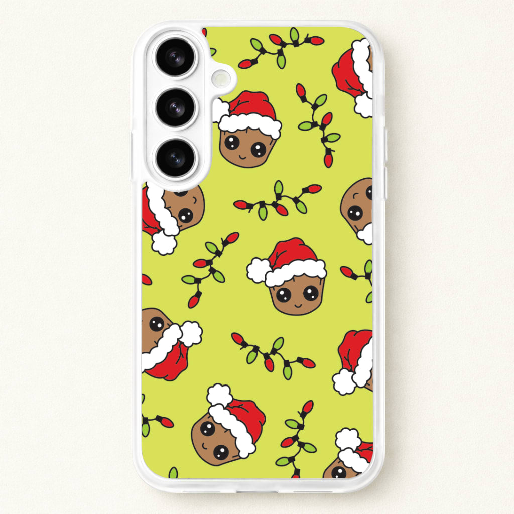 Christmas Tree Hero Pattern Phone Case for Galaxy S26 Plus