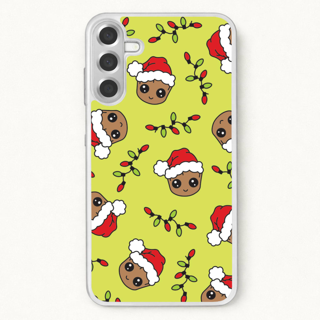 Christmas Tree Hero Pattern Phone Case for Galaxy A17