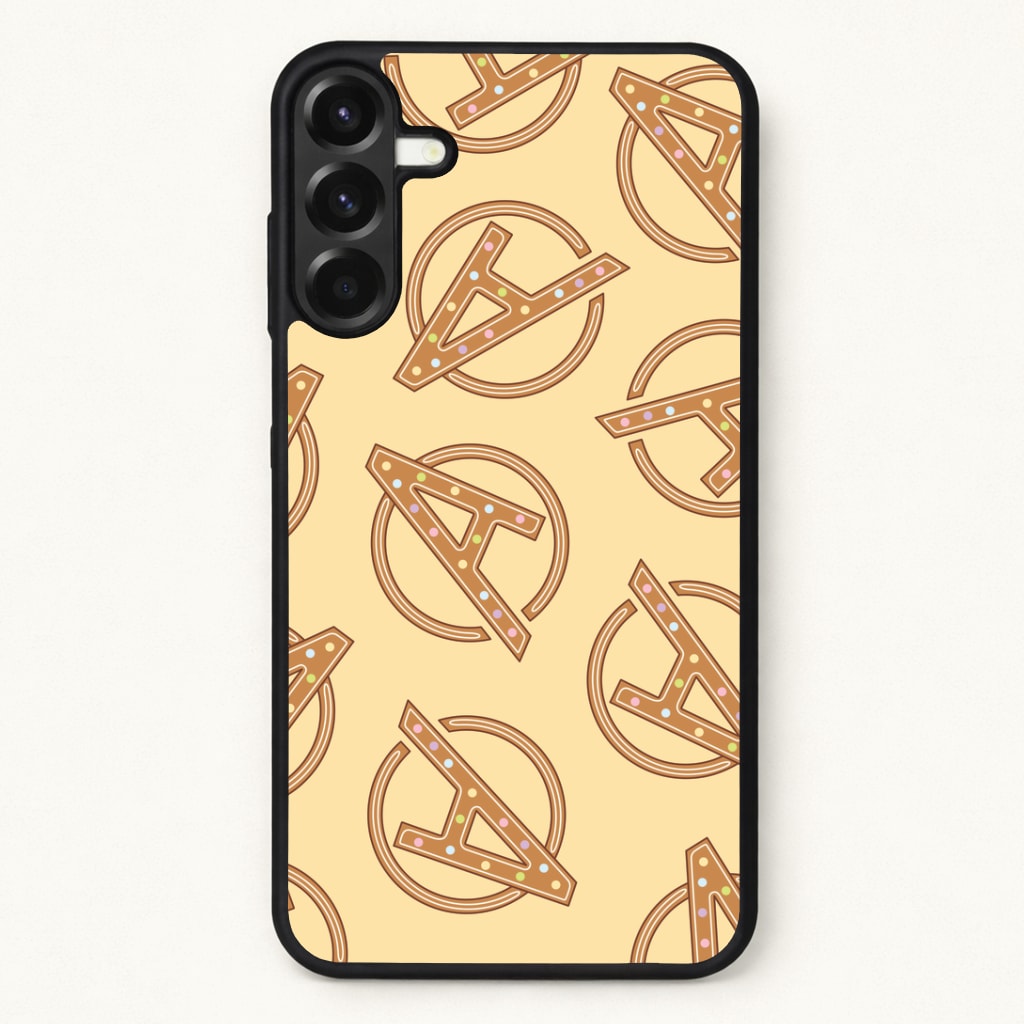 Superhero Team Gingerbread Pattern Phone Case for Galaxy A17