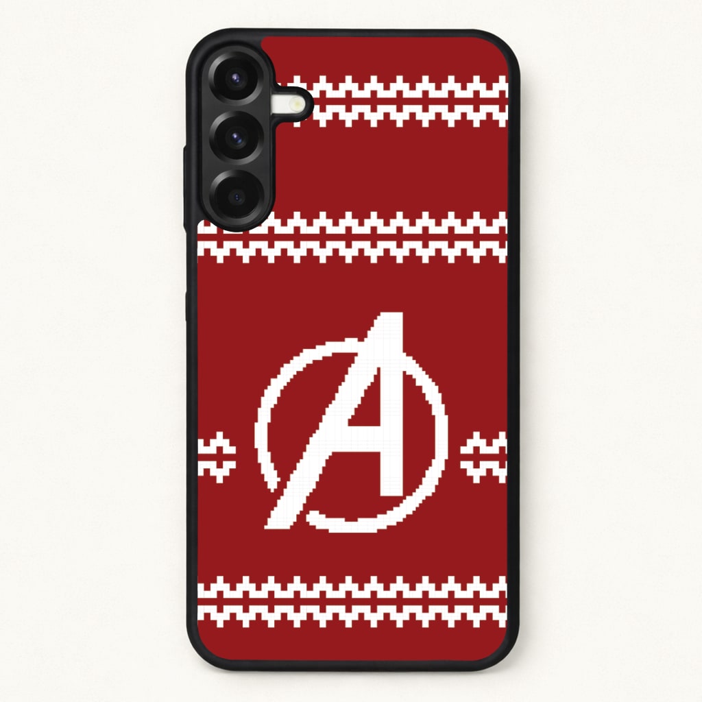 Superhero Team Red Christmas Jumper Phone Case for Galaxy A37
