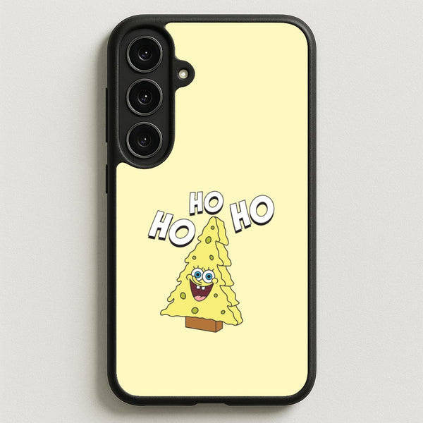 Christmas Tree Cartoon Sponge Phone Case for Galaxy S25FE