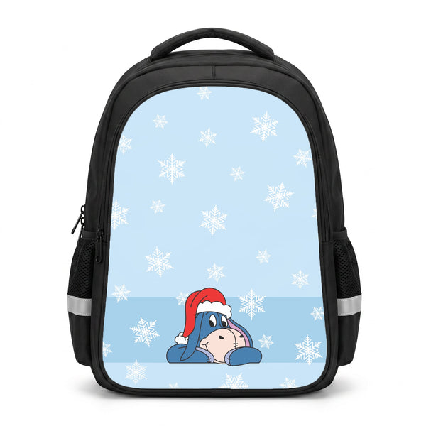 Cartoon Donkey Snowflakes Backpack