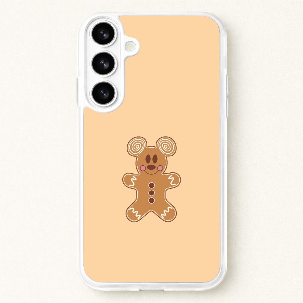 Cartoon Mouse Gingerbread Phone Case for Galaxy S26