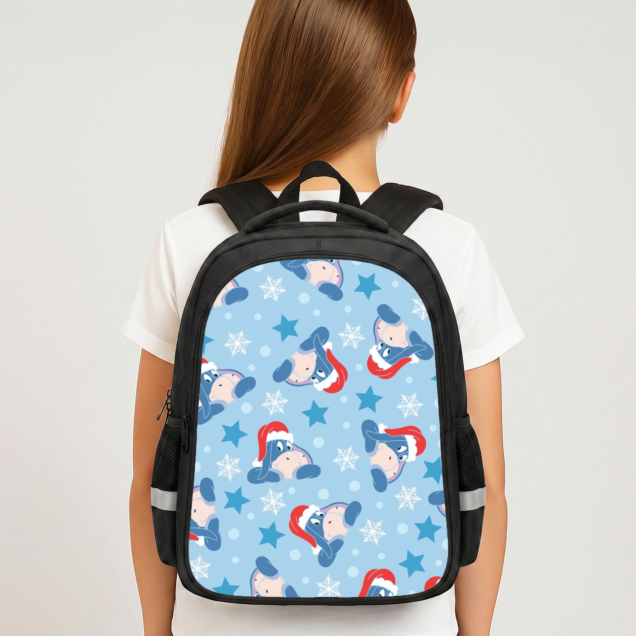 Cartoon Donkey Stars Pattern Backpack