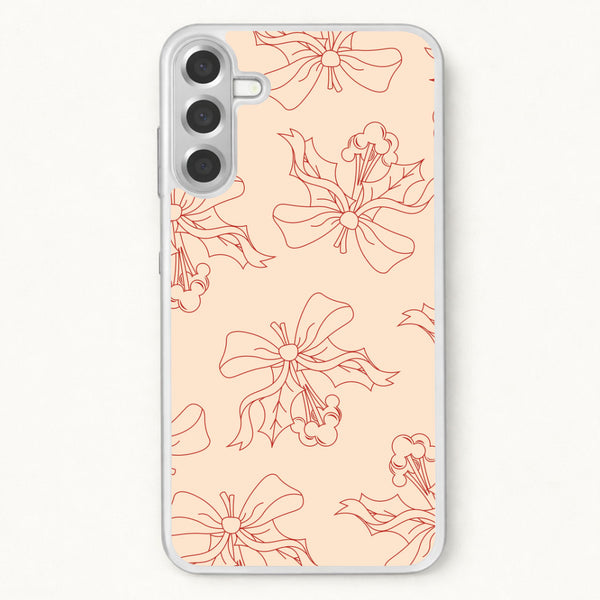 Cartoon Mouse Holly Pattern Phone Case for Galaxy A17