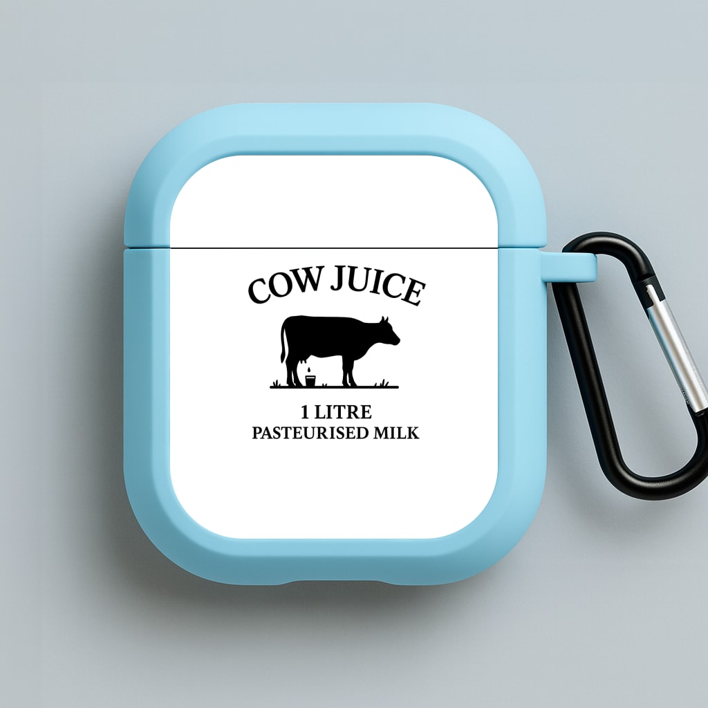 Cow Juice Blue AirPods Case
