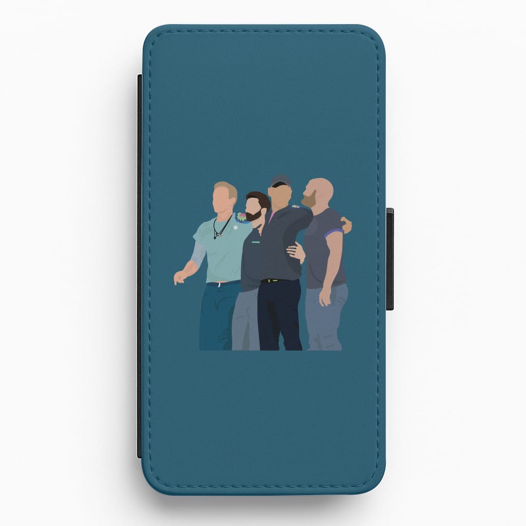 Coldplay Band Blue Wallet Phone Case