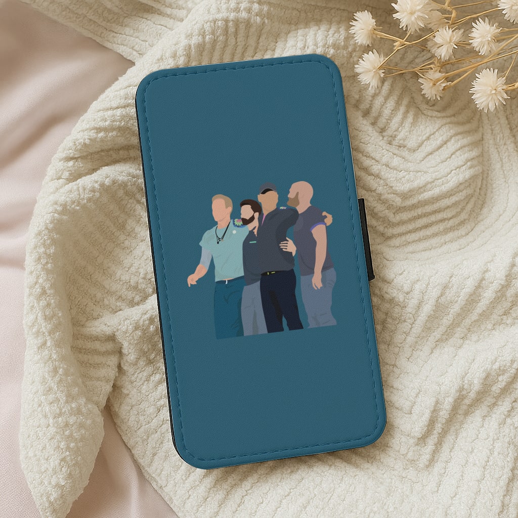 Coldplay Band Blue Wallet Phone Case